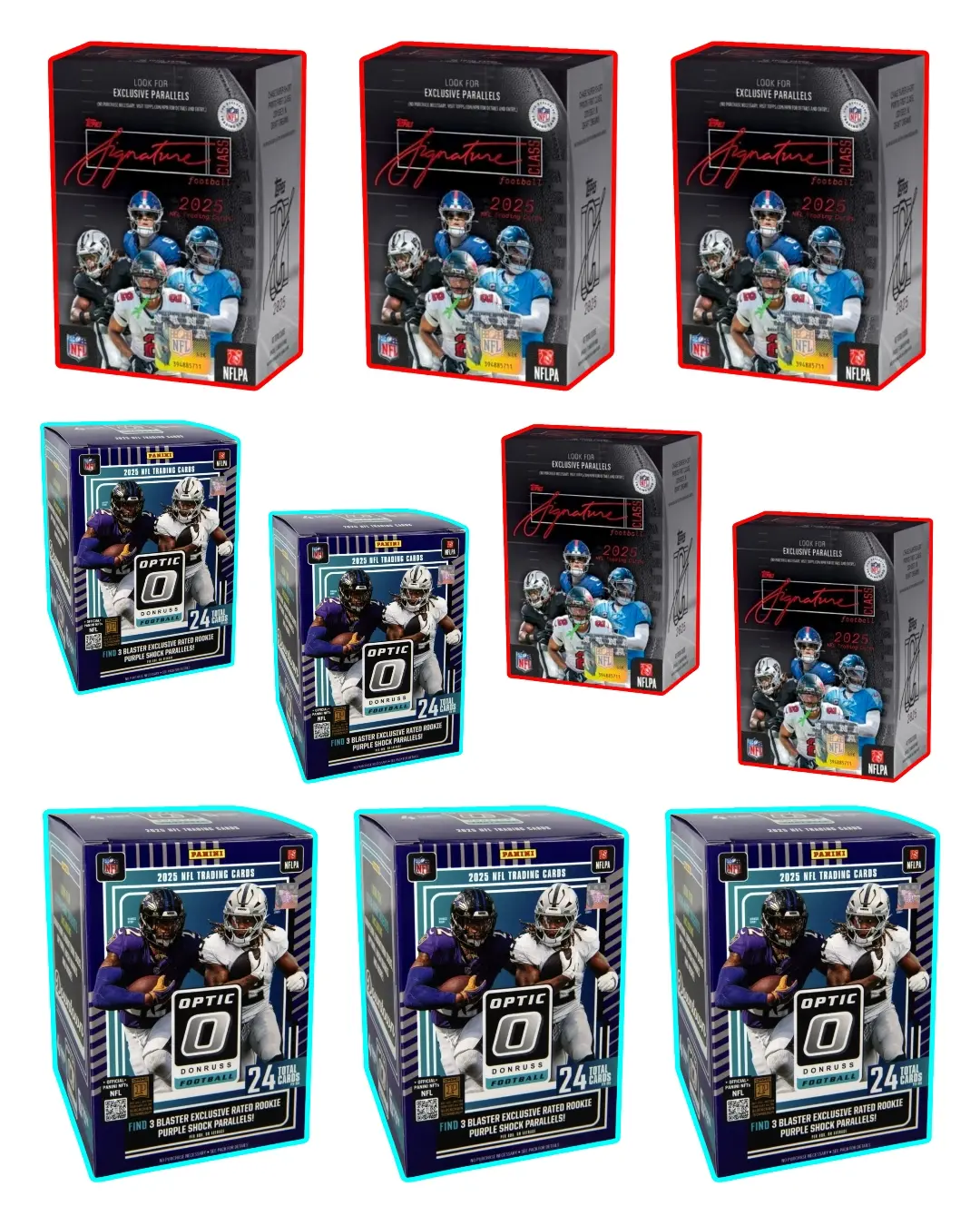 #780 10 box PYT Break Topps Signature Class Value Boxes & Optic Blasters