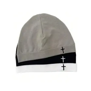 Y2K Embroidered Cross Baker Boy Hat for Women & Men, Unisex Vintage Street Style Newsboy Cap. Breathable Lightweight Elastic Fabric, Comfortable Fit for Outdoor, Running, Travel & Daily Casual Wear, Trendy Fashion Statement Headwear.