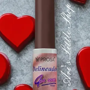 PROSA Brown Eyeliner - Long-Lasting Waterproof Formula, 10g Tube, Original Product from Mexico, Ideal for Makeup Makeover