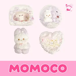 [MOMOCO New Arrival] Best-Selling Purple Cutie Collection | Dreamy Lavender Squishies, Ultimate Stress Relief! Soft Squishy Texture + Sparkly Glitter, Heal Your Mood with One Squeeze!