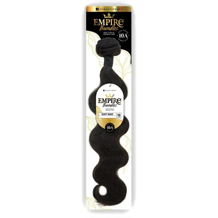 Sensationnel Virgin Human Hair Weave Empire Bundle 10A - Body Wave 10" - 28"