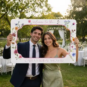 Personalized Bridal Shower Photo Booth Frame