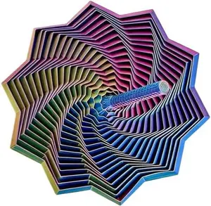 3D Printed Fidget Toys  Toys Sensory Fidget Star With Handles Color-Changing Spiral For Stress Relief And Focus Gifts For Adhd And Office Desk Relaxation Stick