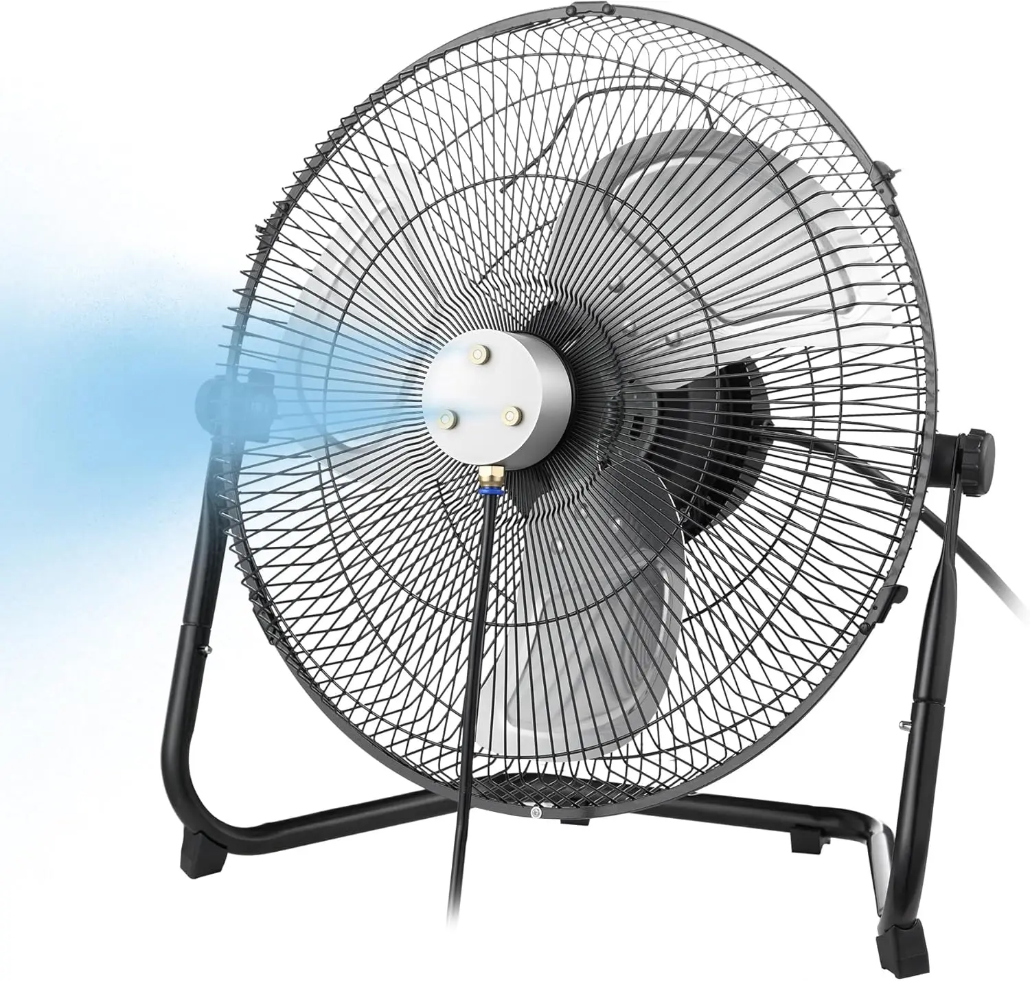 Adjustable Speed Fan - 3-Speed Reversible Household Appliance with 5 Blades, Brushed-Nickel Finish, Compatible with Universal Remote, for Interior Use & Large Room
