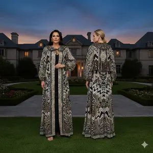 Tiger Long Top Kimono. Long in the back.