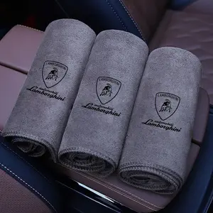 New Suede Microfiber Car Wash Towel, Drying Cloth, Cleaning Towel for Lamborghini Urus Huracan Aventador, Premium Accessories