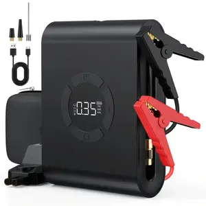 Jump Starter with Air Compressor, 2000A Battery Jump Starter (up to 7.0L Gas/5.5L Diesel Engines) with 150PSI Digital Tire Inflator, 12V Jump Box Battery Booster Pack