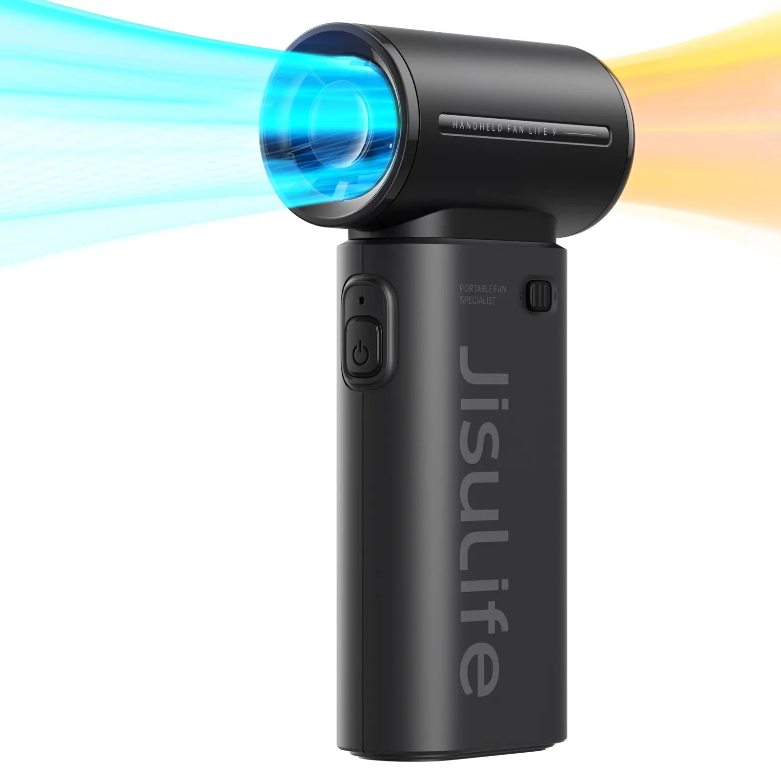 JISULIFE Mini Portable Handheld Battery Powered Fan - 5000mAh, Fashionable, Multifunctional Cooling Fan, Portable Handheld Fan