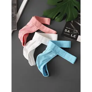 5-Pack Assorted Colors, Men's Thong Underwear, Comfort Fit, Sexy & Breathable, Athletic Style