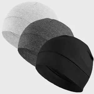 Multifunctional Skull Caps Unisex Multi Color Winter Sport Beanie Fitted Hat for Men & Women Stretchy Helmet Hat Biking Accessory Ultra Stretch Moisture Wicking Breathable Fit for Athletes One Size Fits Most