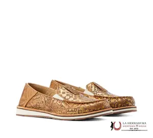 ARIAT WOMENS SLIP ON CRUISER COPPER BLANKET EMBOSS 10044534