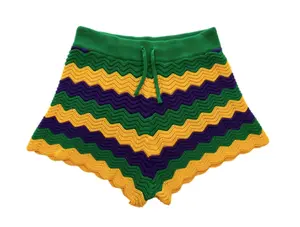 Mardi Gras Crochet Shorts *was $59