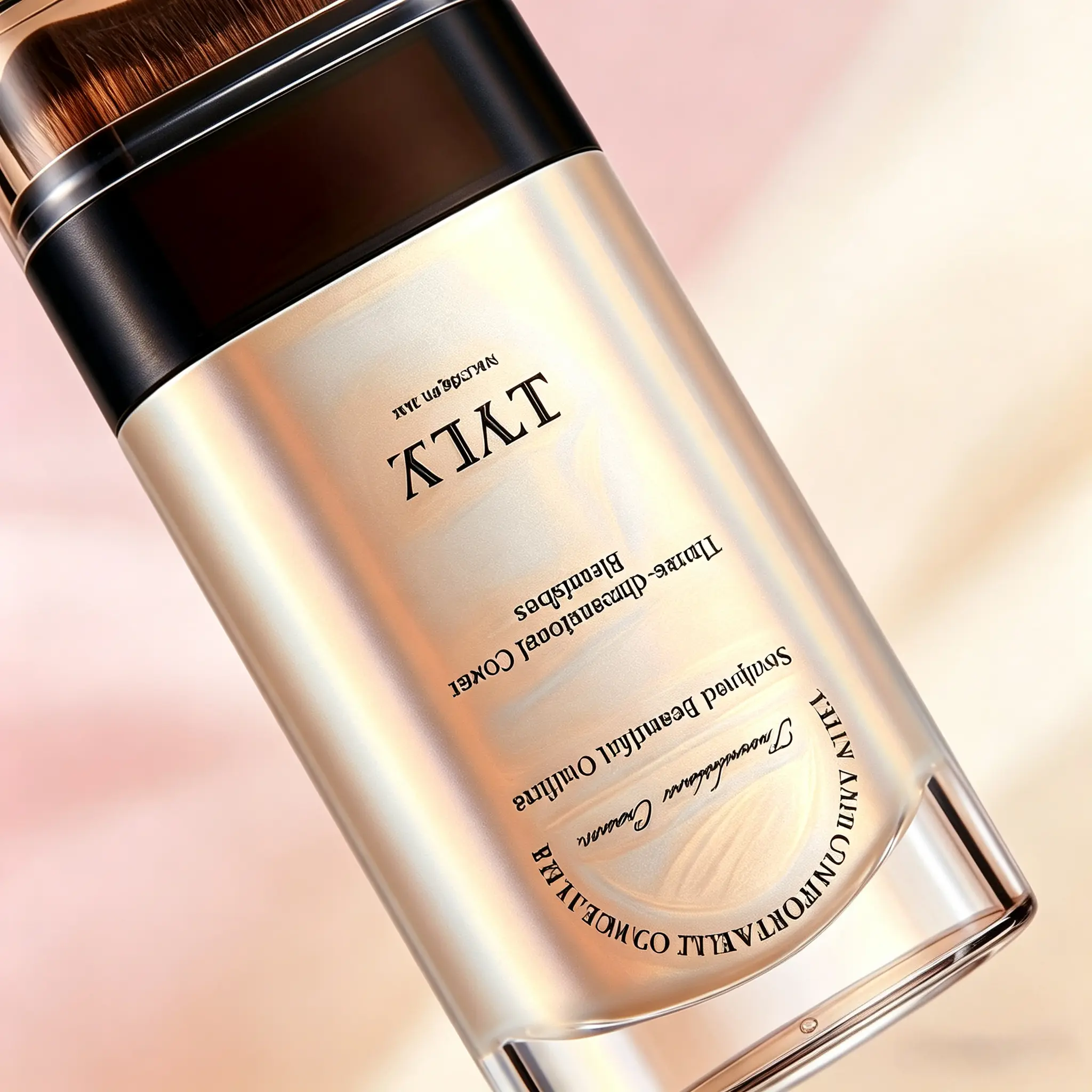 Face And Body Moisturizing Concealer Foundation,Flawlessly Covers Dark Circles, Wrinkles, Fine Lines. Features A Built-in Soft,Dense Brush Head.Medium-Dark And Natural Shades Makeup Cosmetic