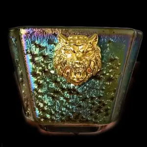 JianZhan-Handcraft Jianzhan | Colorful Beauty- Golden Lion-Chinese tea cap