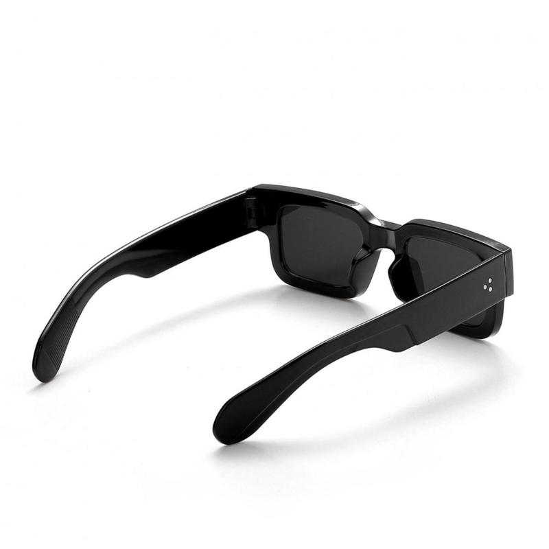 2-Pack Y2K Retro Trendy Square Sunglasses Black & Clear Frames UV400 Shield Perfect for Summer Beach Trips Travel & Streetwear Unisex Lightweight Polarized Sports