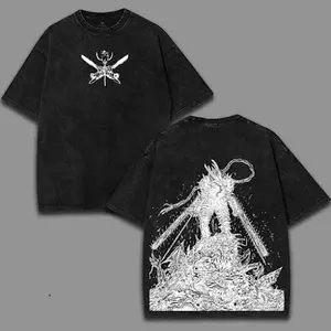 valentine shirts Chainsaw Man Denji Chainsaw pochita Devil villains v3 Washed T-shirt Double-Sided Print Anime Manga Washed Shirt Graphic tees Cotton streetwear vintage unisex merch Shortsleeve Tropical streetwear t-shirt clothes