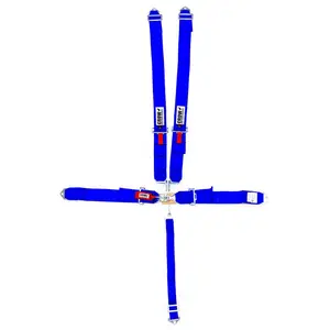 5-Pt Harness Small Latch Blu Bolt In Pull Down