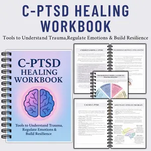 Trauma Planner Notebook for C-Ptsd Survivors, Trigger Tracking, Resilience Exercises, Mental Wellness Organizer, Emotional Regulation, Ptsd Management