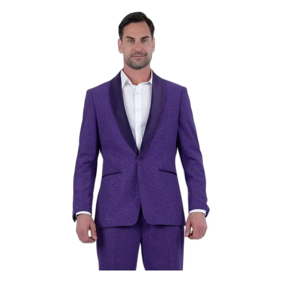 The Amethyst – Purple Glitter Blazer