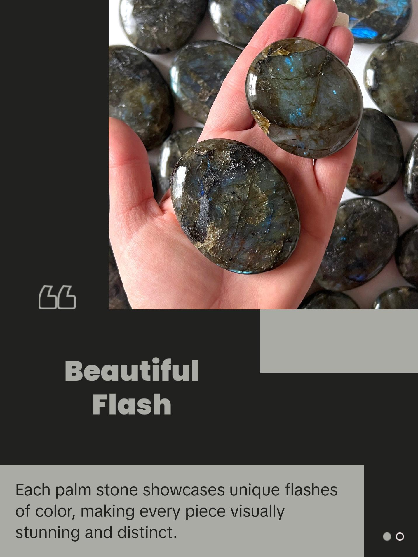 Labradorite Palm Stone