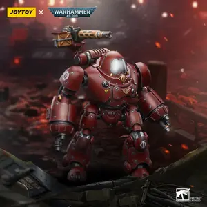 JOYTOY Warhammer 40k 1/18 Action Figures Mecha Anime 24cm Adeptus Mechanicus Kastelan Robot with Heavy Phosphor Blaste