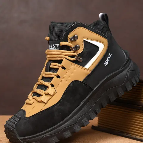 Fashion Men's Boots, Classic Stylish Design for Casual Wear, Comfortable Footwear for All Seasons, Trendy and Versatile Shoes, Walking Shoes, Low Top Boots, All Match Boots