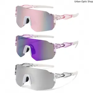 3-piece set of bicycle sunglasses, windproof UV400 sports glasses, suitable for outdoor fishing, hiking, mountain biking, and road cyclingRAIMENTRY