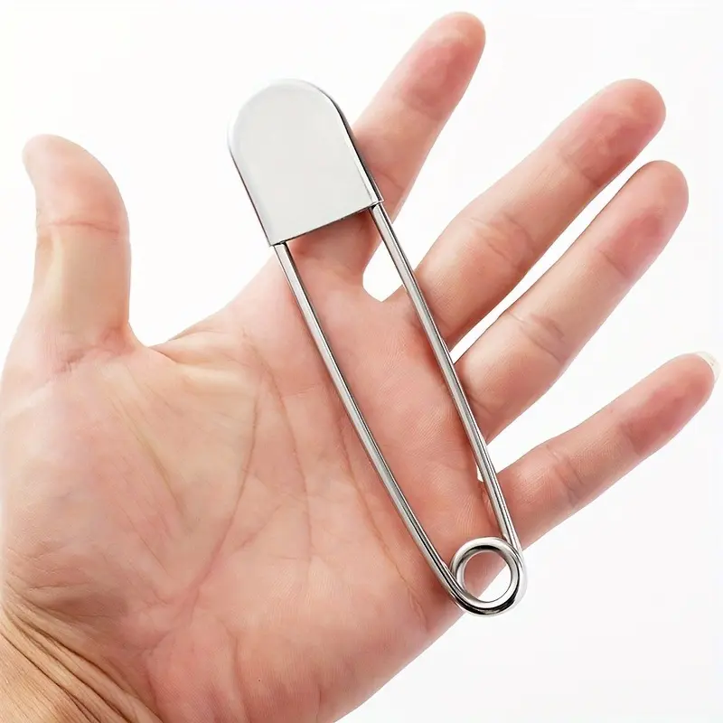 Plus Size Pin, Stainless Steel Wire Large Pin, Large Buckle Pin, Safety Paper Clip, Plus Stable Pin Sewing Tools, Sewing Supplies, Sewing Products