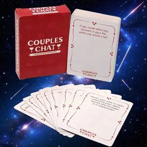 Couple Chat Cards, Enhance Emotional Interaction Game, Dating Tabletop Card Game, Romantic Board Game for Couples, Board Games Night