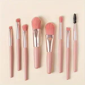 Mini Makeup Brush Set: For Face and Eyes