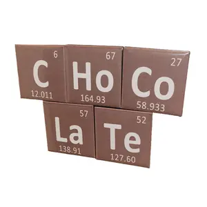 periodic table of elements [chocolate] refrigerator magnet Memories: 2in x 2in