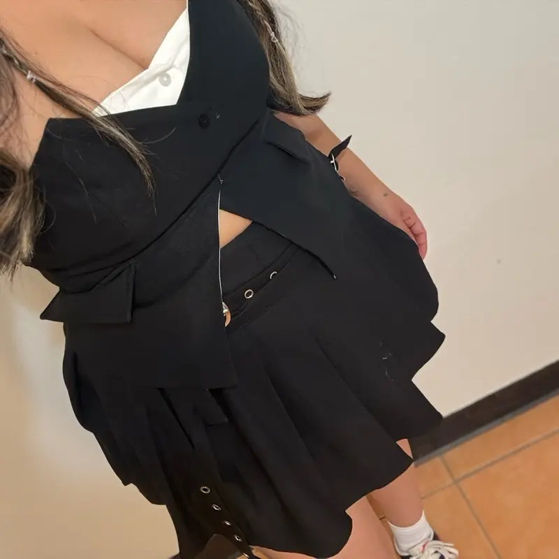 Lena pleated skirt and top