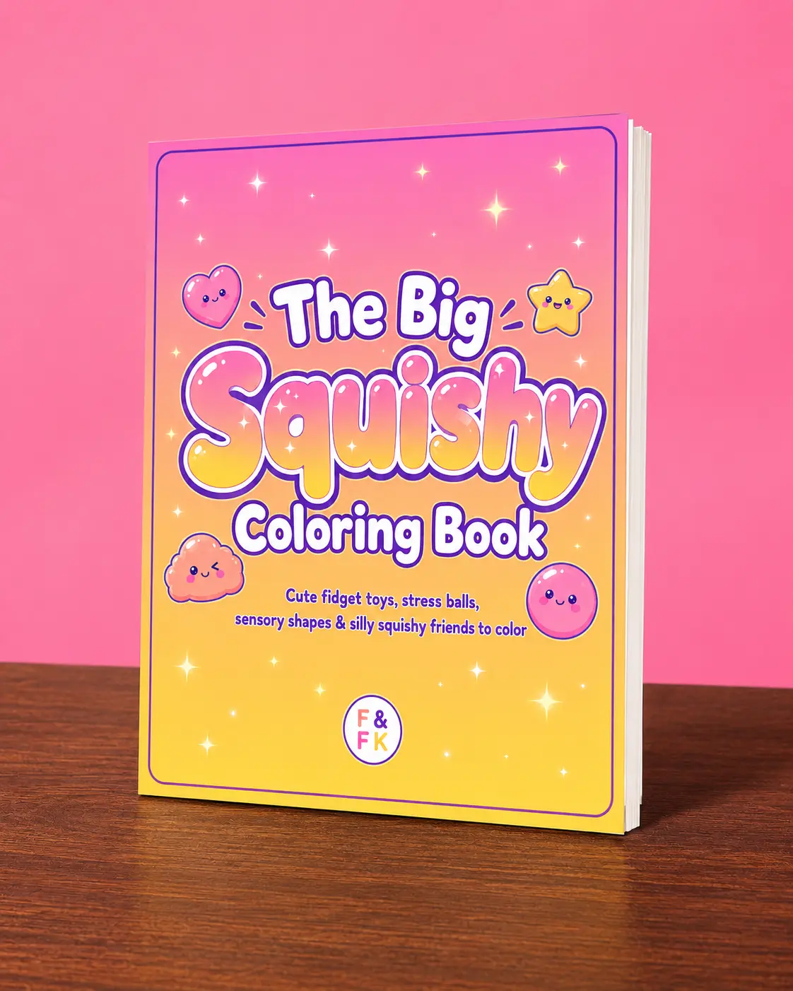 Big Squishy Coloring Book (Kids & Adults)