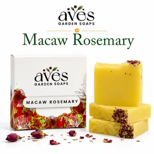 Macaw Rosemary Handmade Herbal Bar Soap | Aves Garden Soaps