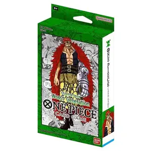 One Piece Starter Deck - Worst Generation (ST-02) Qty 1 - New Sealed with 51 Cards, 10 DON!! Cards & Playsheet
