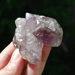 2.2in 98g DT ET Elestial Window Amethyst Quartz Crystal Cathedral, Mali wa7