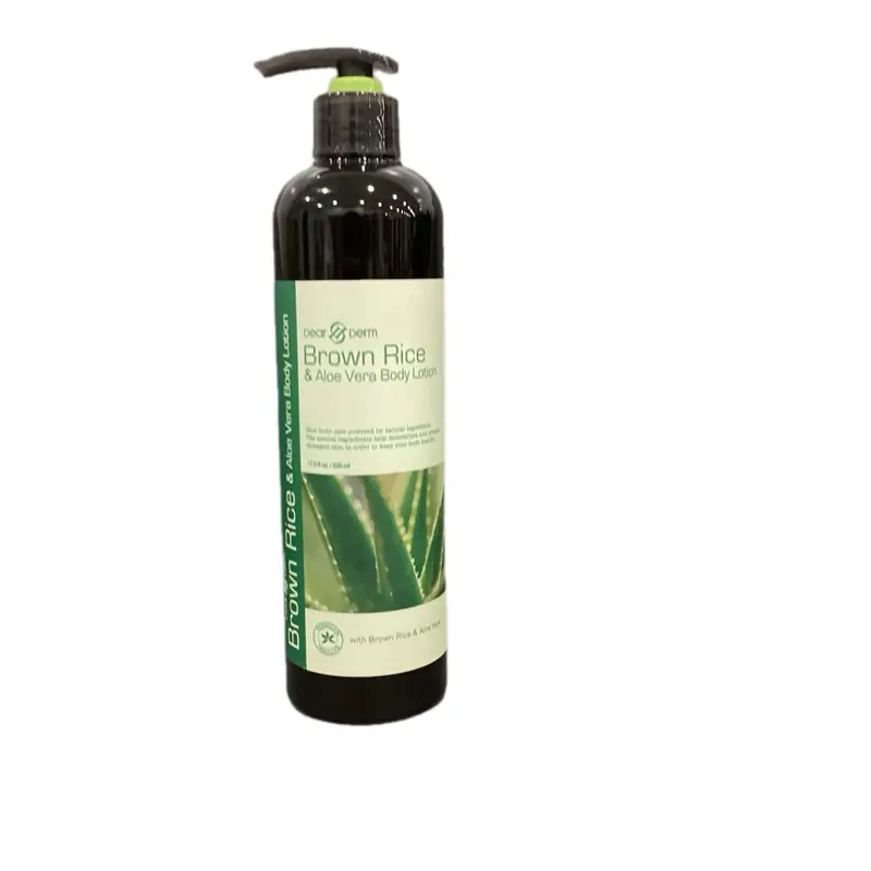 Dear Derm Brown Rice & Aloe Vera Body Lotion for Hydrating and Nourishing Skin Care - Natural Ingredients for Soft & Smooth Skin
