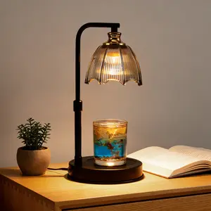 Candle Warmer Lamp with Timer & Adjustable Height - Electric Wax Melt Warmer for Scented Jar Candles - Dimmable Aesthetic Room Decor - House Warming Gifts New Home, Birthday Gifts for Women Mom