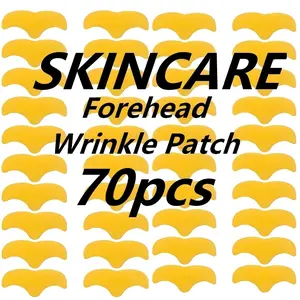 70pcs Forehead Patches! Collagen Forehead and Eye Patches - Hydrating Skincare, Suitable for All Skin Types, Alcohol-Free. Contains Various Skin Care Ingredients