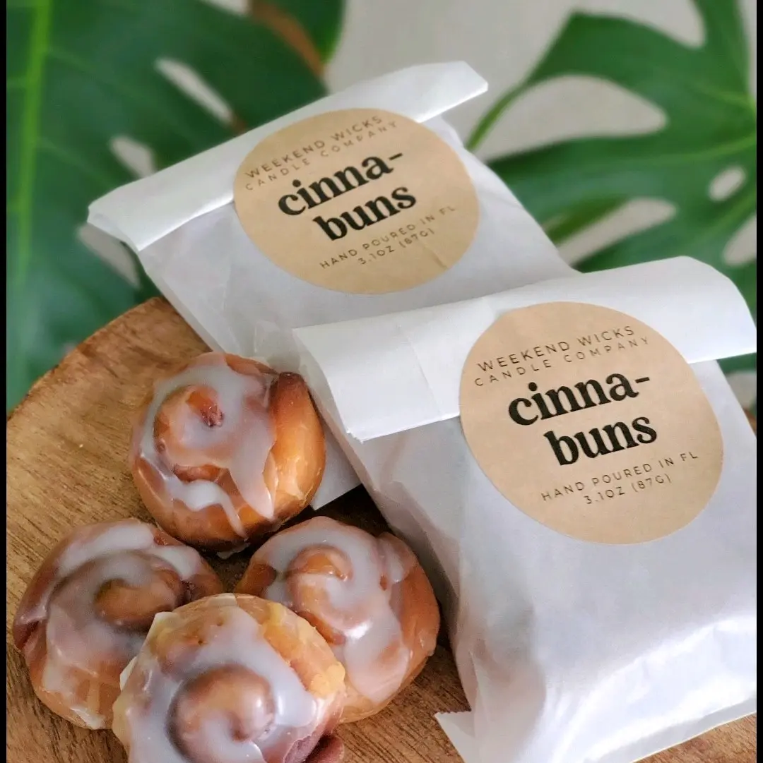 Mini Cinnamon Bun Wax Melts, Fake Food Wax Melts Mini Cinnamon Bun Wax Melts, Fake Food Wax Melts
