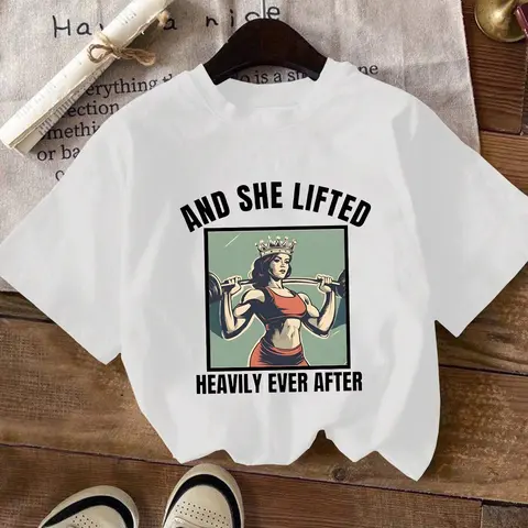 Women's Graphic & Letter Print Round Neck Tee, Fashion Casual Streetwear Loose Crew Neck T-shirt for Everyday Daily Holiday Vacation Outdoor Wear, Ladies Clothes for Summer, Womenswear, Summer Top, Fit, Casual fashionable top, Casual Everyday Tops