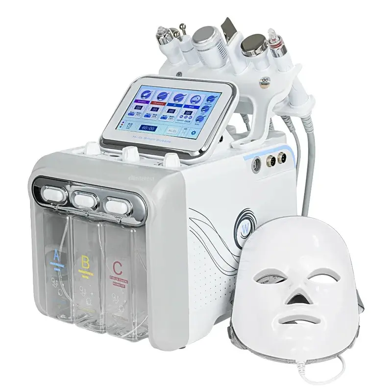 7 in 1 Small Bubble Facial Machine Water Oxygen Jet Hydro Diamond Peeling Microdermabrasion Deep water replenishment Deep cleaning