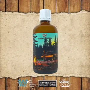 Shave Dad's Sportsman Series Aftershave Splash - Bold Woody Scent with Hamamelis Virginia Witch Hazel for Skin Soothing & Hydration - 3.33 FL OZ