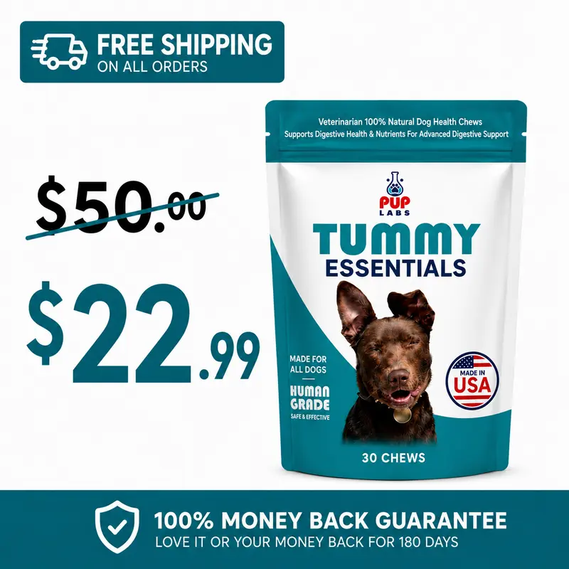 [Pup Labs] Tummy Essentials - Soothing Stomach, Dog stomach Acid Neutralizer