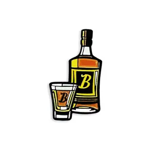 Boston Scally The Bourbon Cap Pin