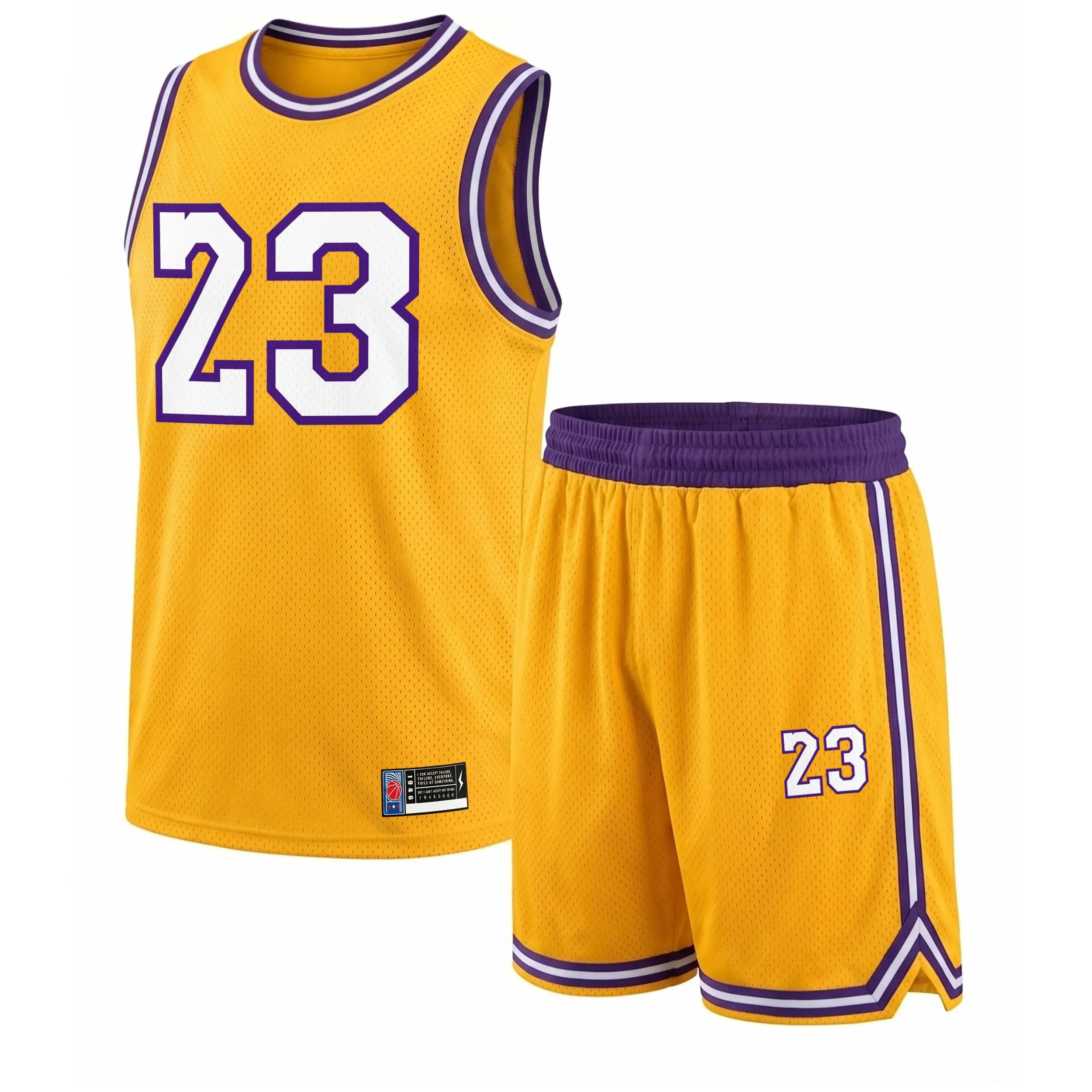 Men's Basketball Jersey Set, Breathable Round Neck Sportswear, Sleeveless Training Uniform with '23' Number Graphic, Stylish Team Outfit, Athletic Apparel for Basketball, Gym, Running, Outdoor Training, Comfortable & Versatile for All Seasons