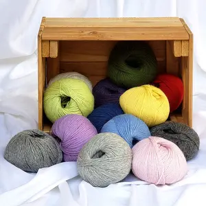 100% Alpaca Yarn Wool 3 Skeins DK Weight