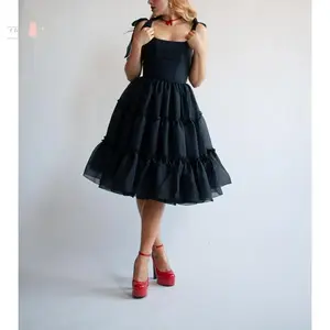 Short Tulle Dress,Semi Formal Dresses for Women,Elegant Birthday Outfit Homecoming Cocktail Womenswear Fashion
