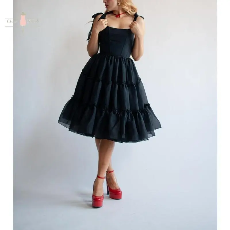 Wedding short black swing dress - TikTok Shop