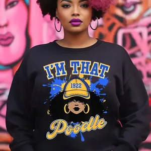 Sigma Gamma Rho Sweatshirt. Sigma Gamma Rho 1922 Sweatshirt. SGRhos, Lady Sigmas, Sigma Women, Pretty Poodles.